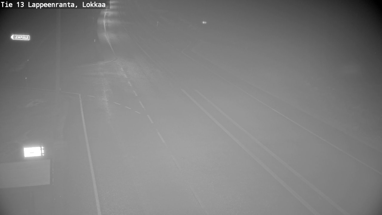 Kelikamerat Kuva Tie 13 Lokkaan suora, Lappeenranta, Etelä-Karjala