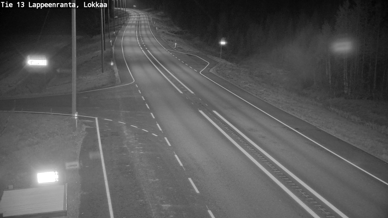 Kelikamerat Kuva Tie 13 Lokkaan suora, Lappeenranta, Etelä-Karjala