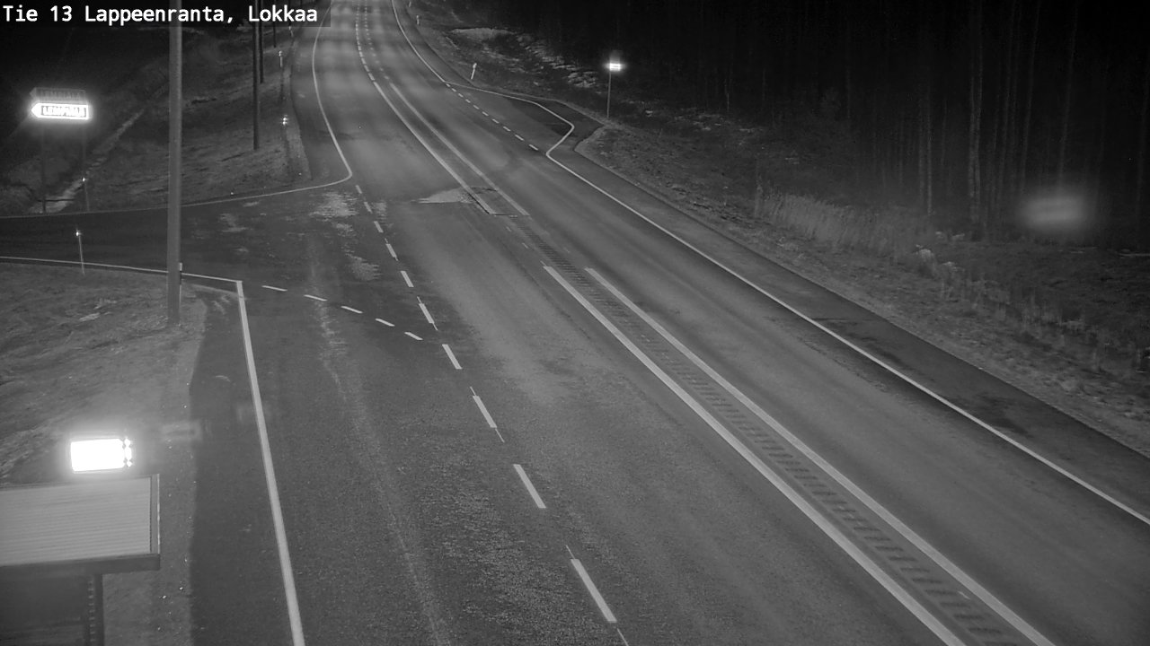 Kelikamerat Kuva Tie 13 Lokkaan suora, Lappeenranta, Etelä-Karjala