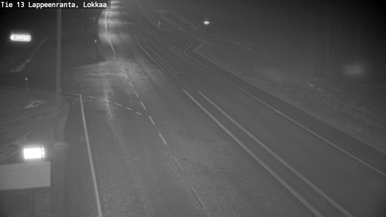 Kelikamerat Kuva Tie 13 Lokkaan suora, Lappeenranta, Etelä-Karjala