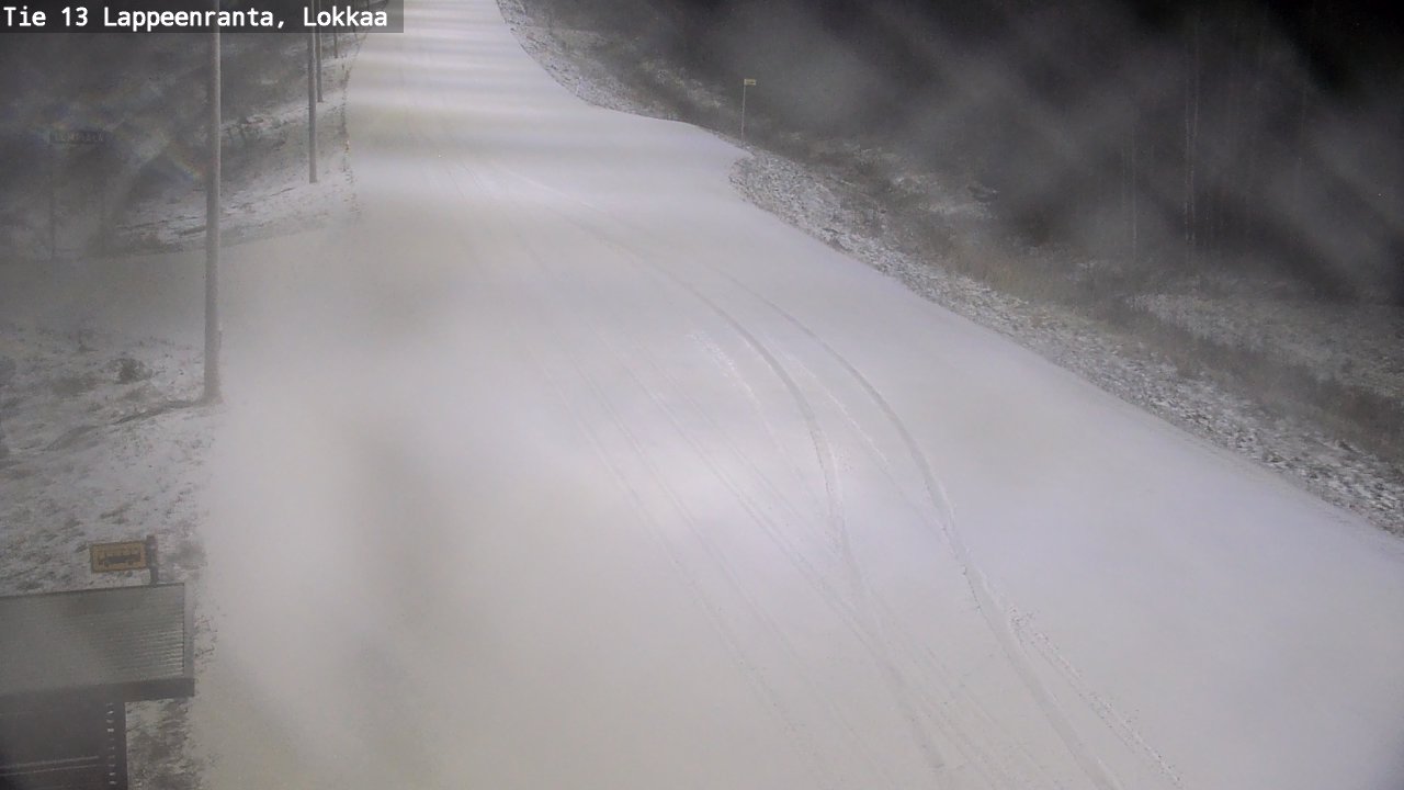 Kelikamerat Kuva Tie 13 Lokkaan suora, Lappeenranta, Etelä-Karjala