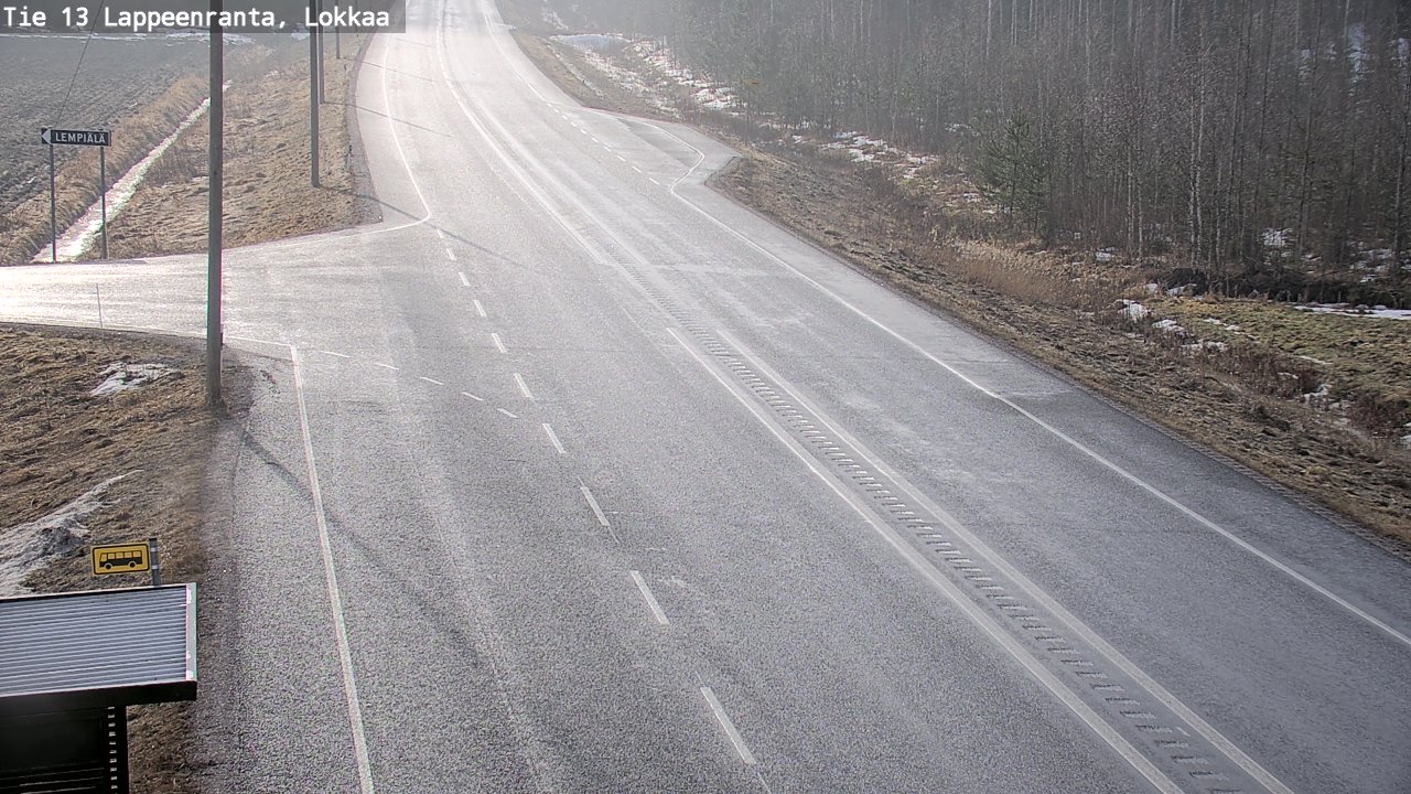 Kelikamerat Kuva Tie 13 Lokkaan suora, Lappeenranta, Etelä-Karjala