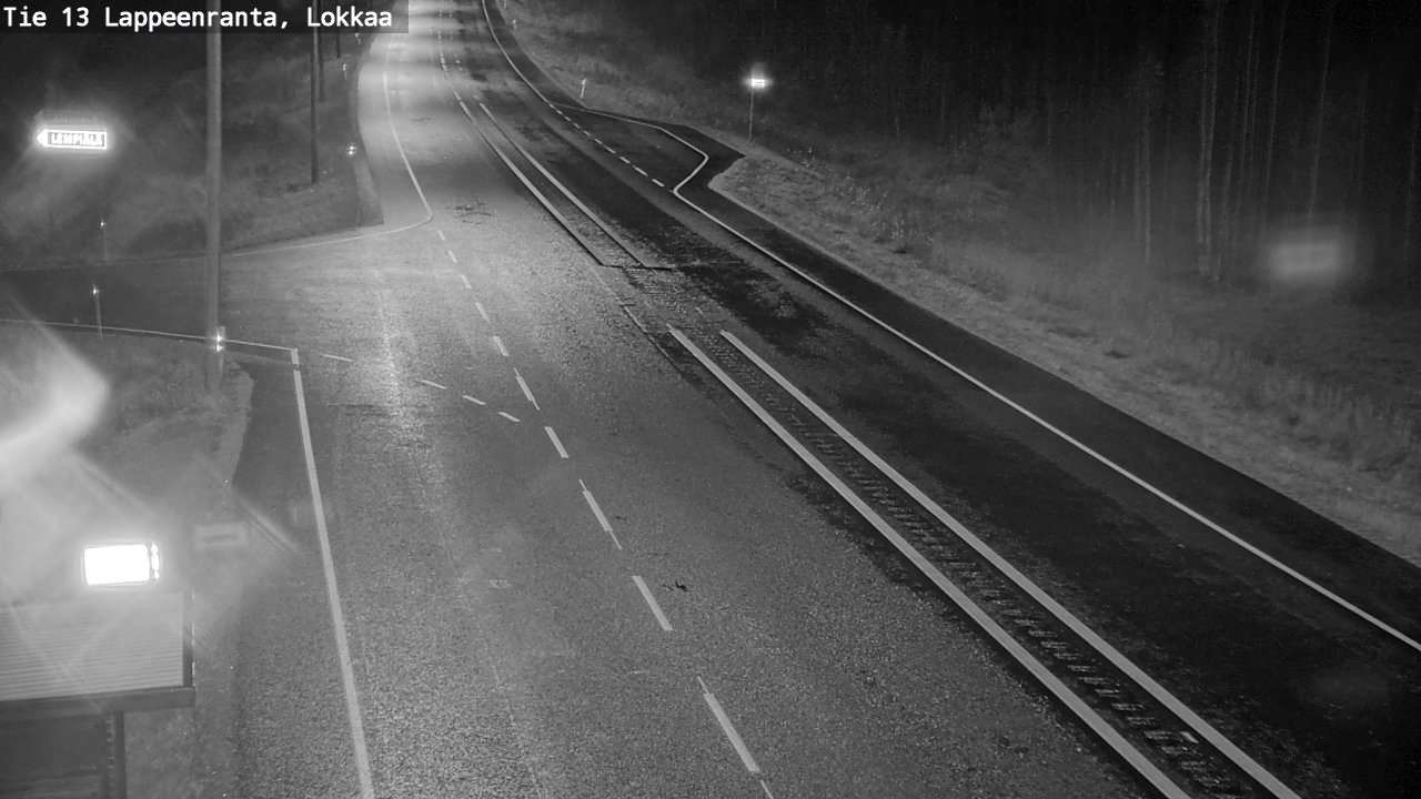Kelikamerat Kuva Tie 13 Lokkaan suora, Lappeenranta, Etelä-Karjala