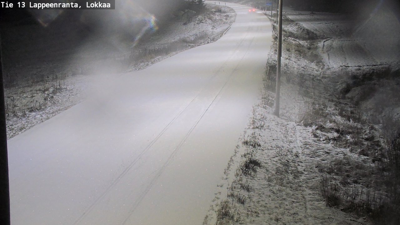 Kelikamerat Kuva Tie 13 Lokkaan suora, Lappeenranta, Etelä-Karjala