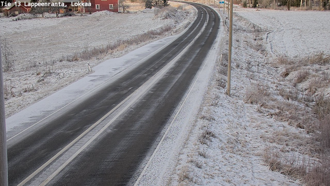 Kelikamerat Kuva Tie 13 Lokkaan suora, Lappeenranta, Etelä-Karjala