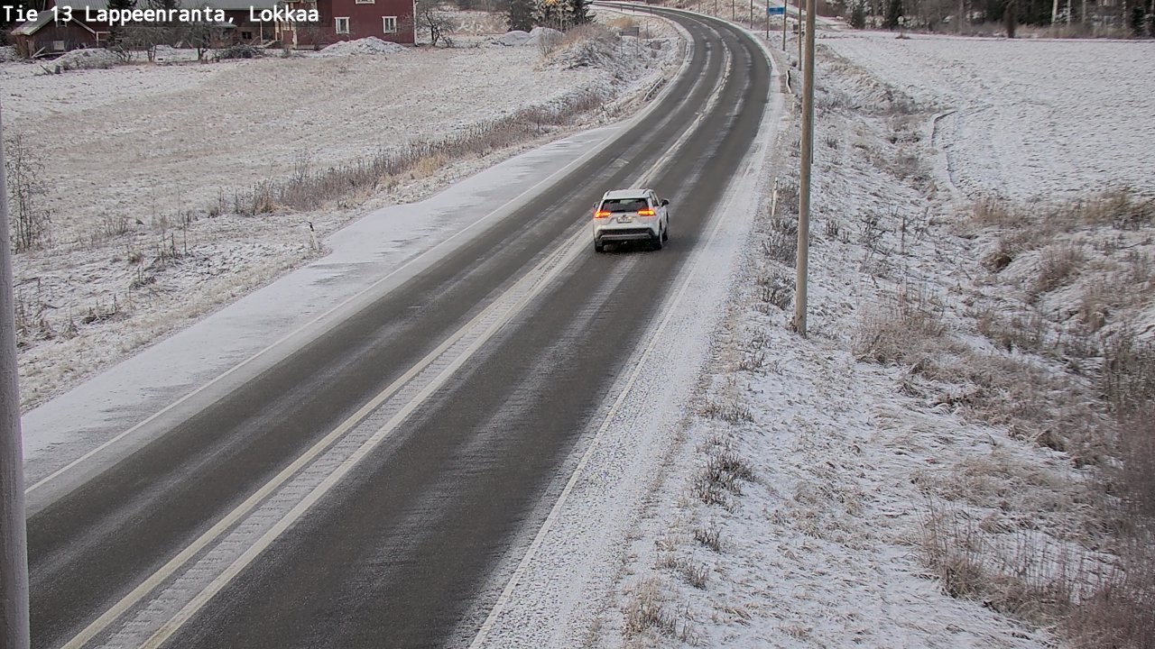 Kelikamerat Kuva Tie 13 Lokkaan suora, Lappeenranta, Etelä-Karjala