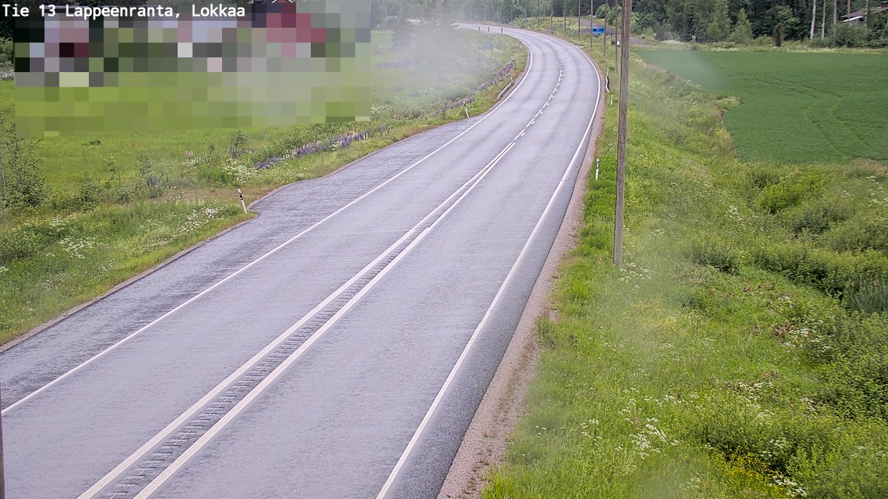 Kelikamerat Kuva Tie 13 Lokkaan suora, Lappeenranta, Etelä-Karjala