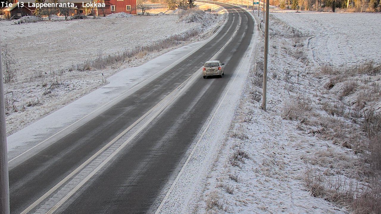 Kelikamerat Kuva Tie 13 Lokkaan suora, Lappeenranta, Etelä-Karjala