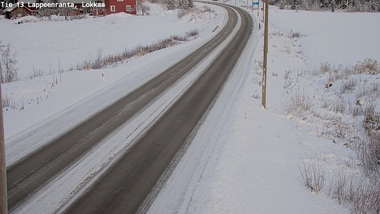 Kelikamerat Kuva Tie 13 Lokkaan suora, Lappeenranta, Etelä-Karjala