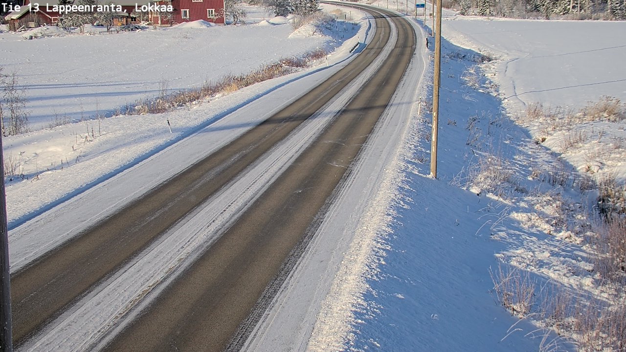 Kelikamerat Kuva Tie 13 Lokkaan suora, Lappeenranta, Etelä-Karjala