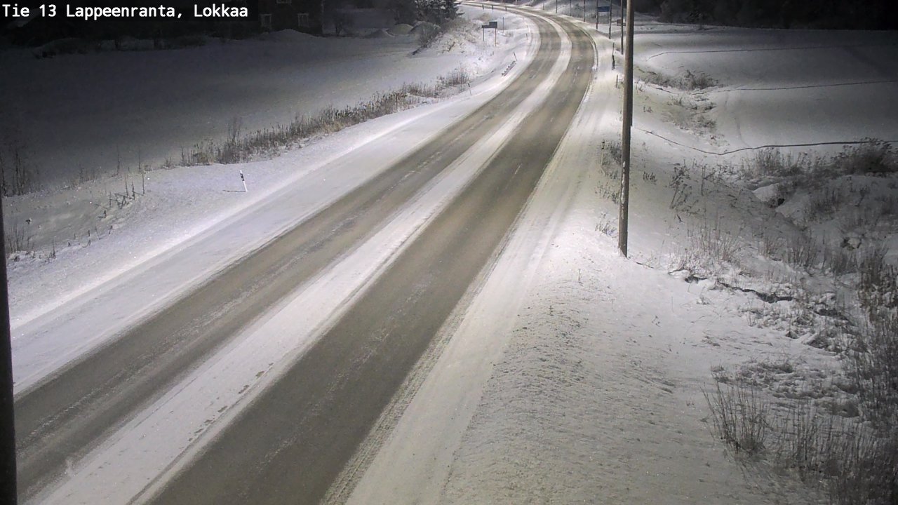 Kelikamerat Kuva Tie 13 Lokkaan suora, Lappeenranta, Etelä-Karjala