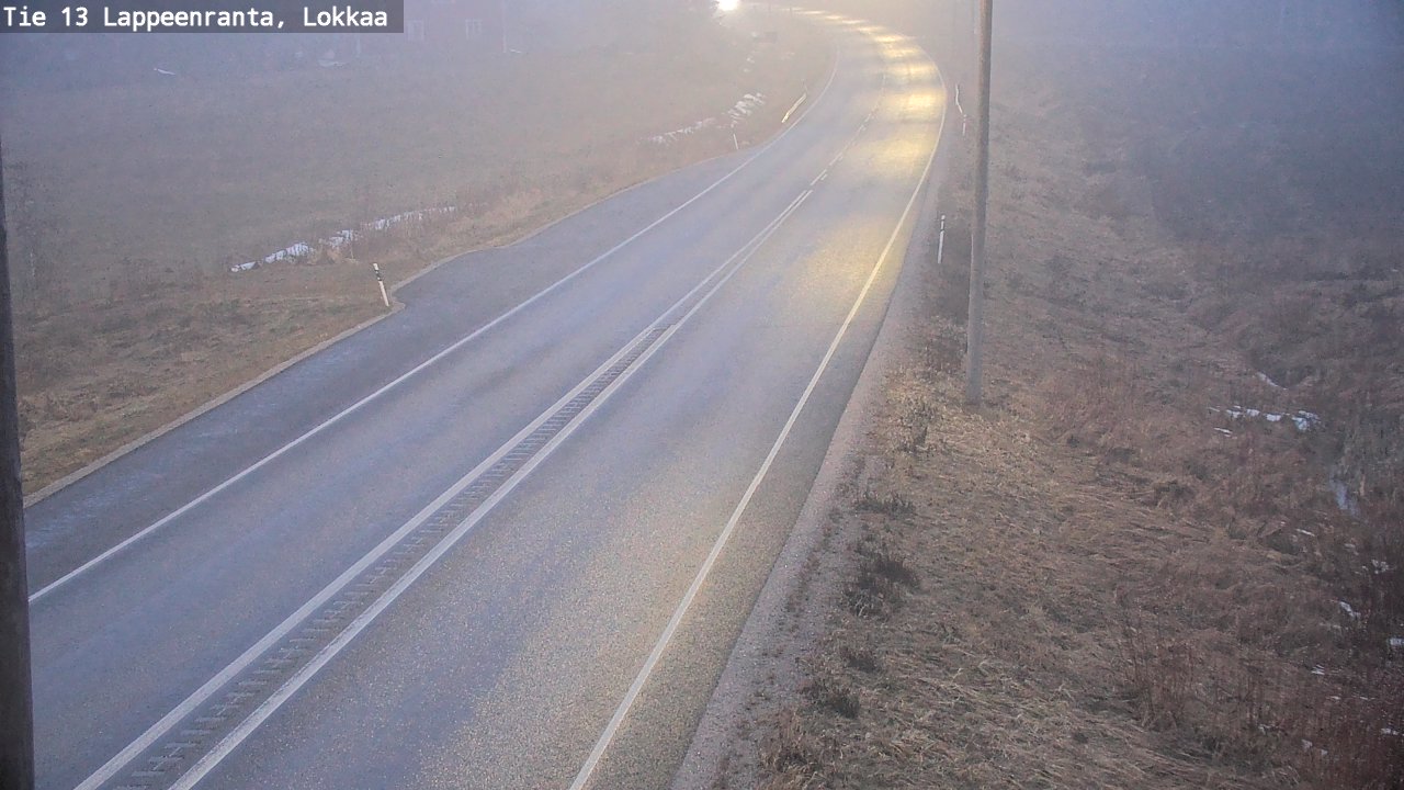 Kelikamerat Kuva Tie 13 Lokkaan suora, Lappeenranta, Etelä-Karjala