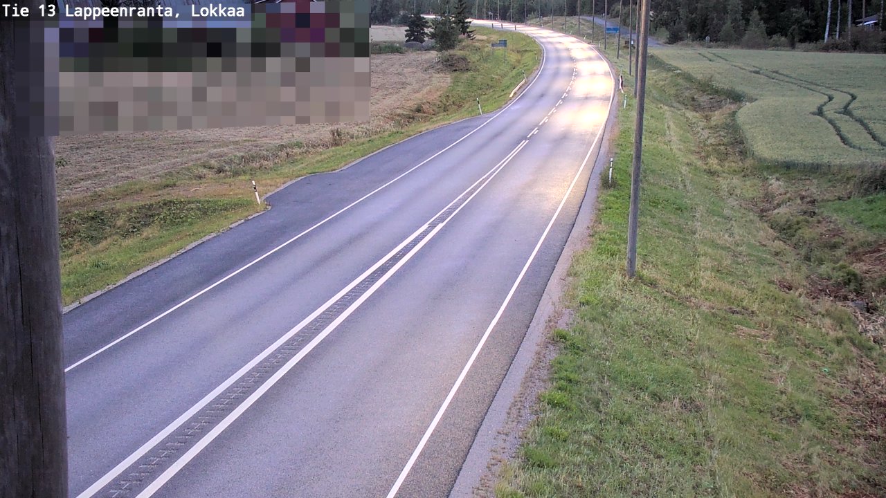Kelikamerat Kuva Tie 13 Lokkaan suora, Lappeenranta, Etelä-Karjala