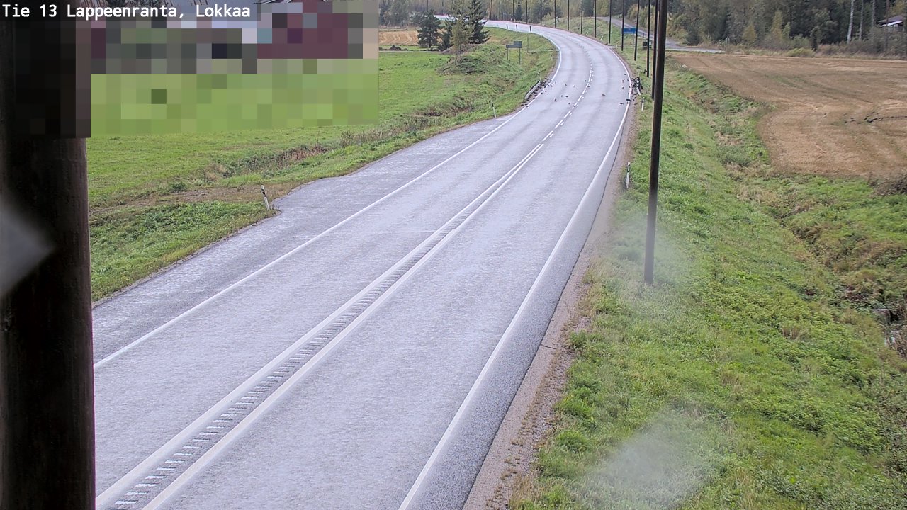 Kelikamerat Kuva Tie 13 Lokkaan suora, Lappeenranta, Etelä-Karjala
