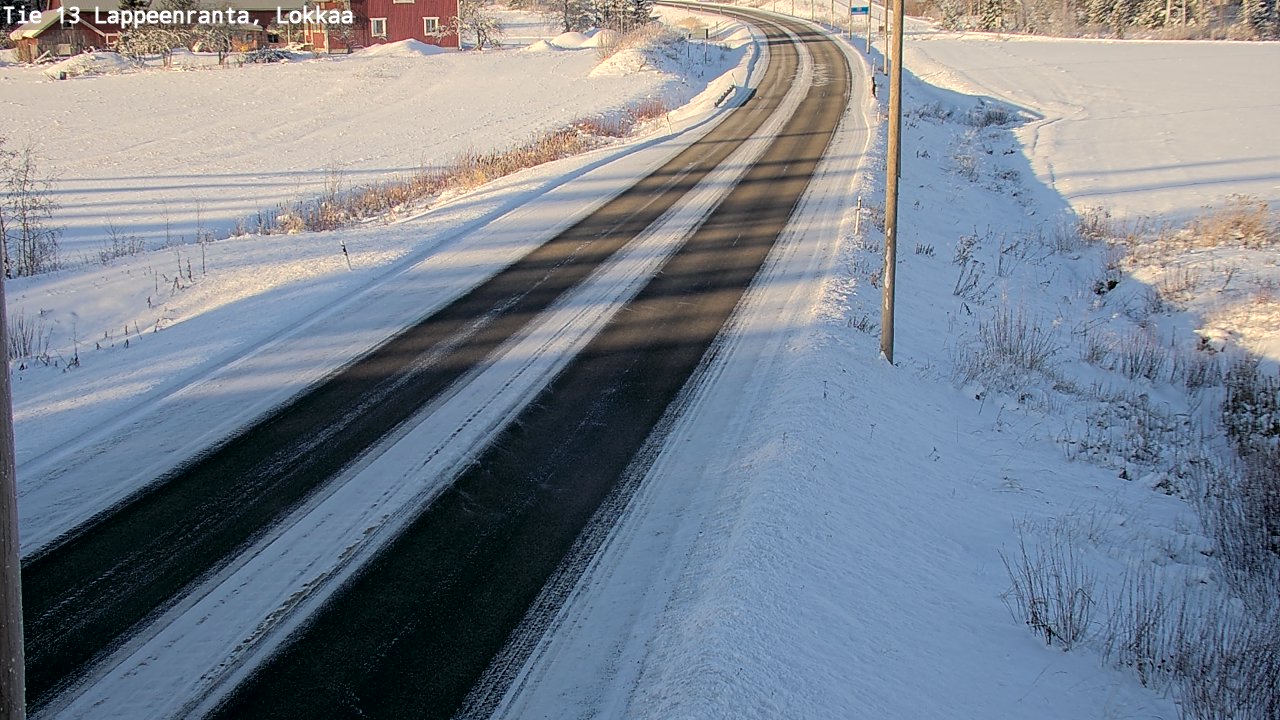 Kelikamerat Kuva Tie 13 Lokkaan suora, Lappeenranta, Etelä-Karjala