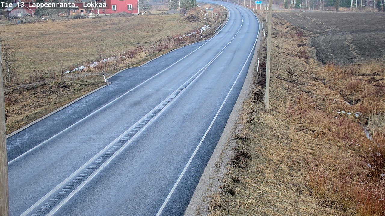 Kelikamerat Kuva Tie 13 Lokkaan suora, Lappeenranta, Etelä-Karjala