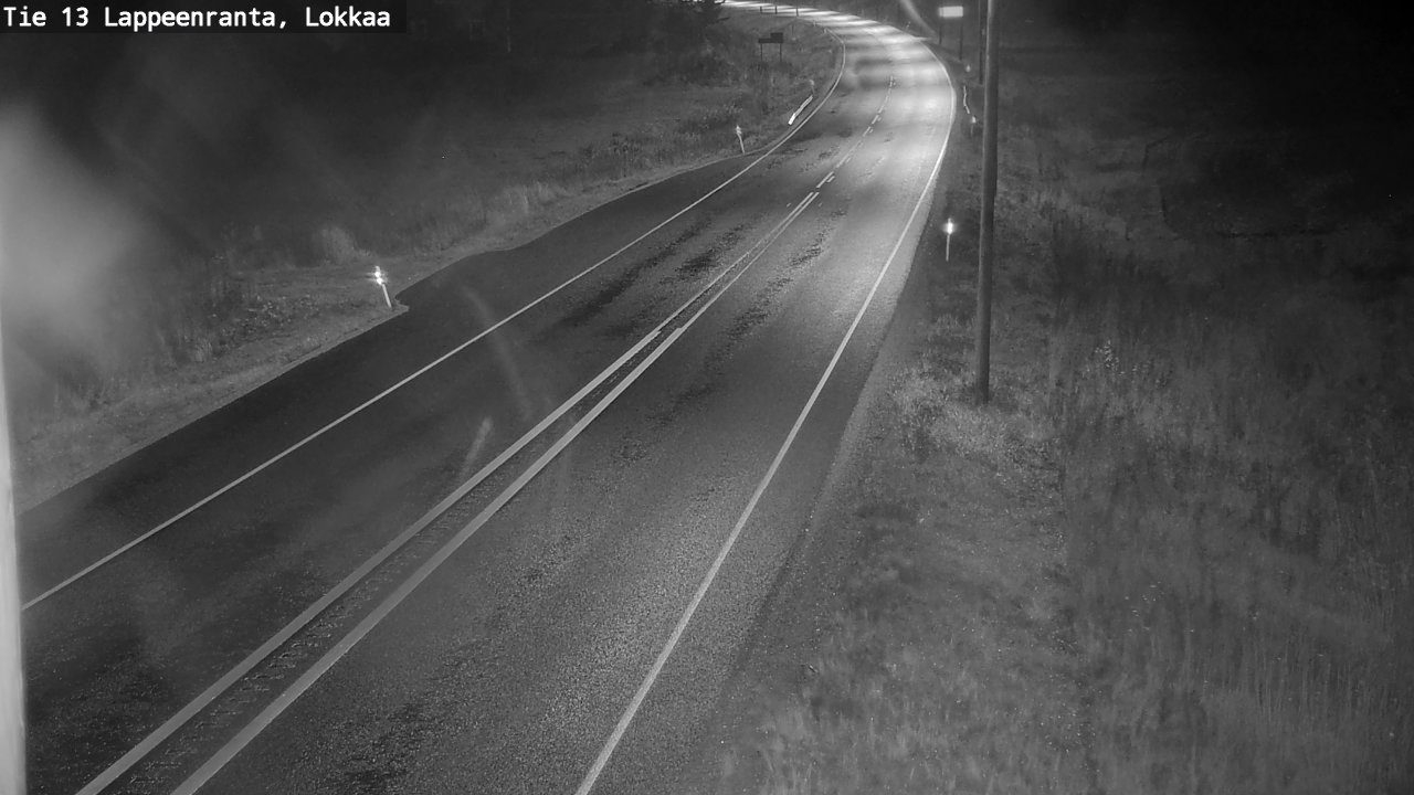 Weather Camera Image Väg 13 Lokkaa rakan, Lappeenranta, Etelä-Karjala
