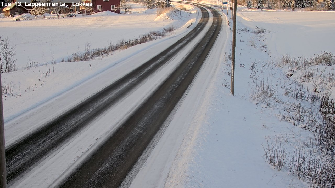 Kelikamerat Kuva Tie 13 Lokkaan suora, Lappeenranta, Etelä-Karjala