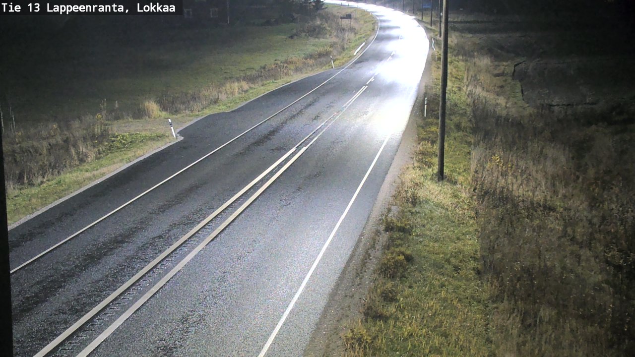 Kelikamerat Kuva Tie 13 Lokkaan suora, Lappeenranta, Etelä-Karjala