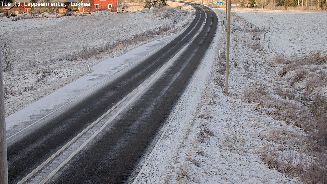 Kelikamerat Kuva Tie 13 Lokkaan suora, Lappeenranta, Etelä-Karjala