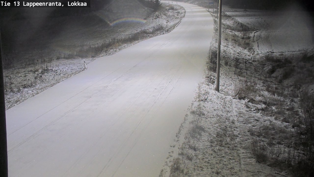 Kelikamerat Kuva Tie 13 Lokkaan suora, Lappeenranta, Etelä-Karjala