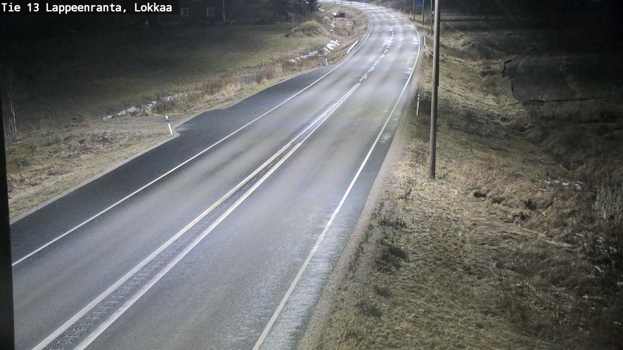 Kelikamerat Kuva Tie 13 Lokkaan suora, Lappeenranta, Etelä-Karjala