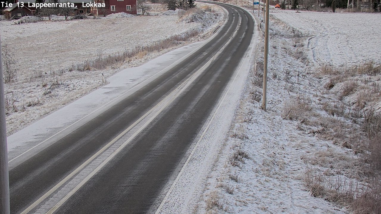 Kelikamerat Kuva Tie 13 Lokkaan suora, Lappeenranta, Etelä-Karjala