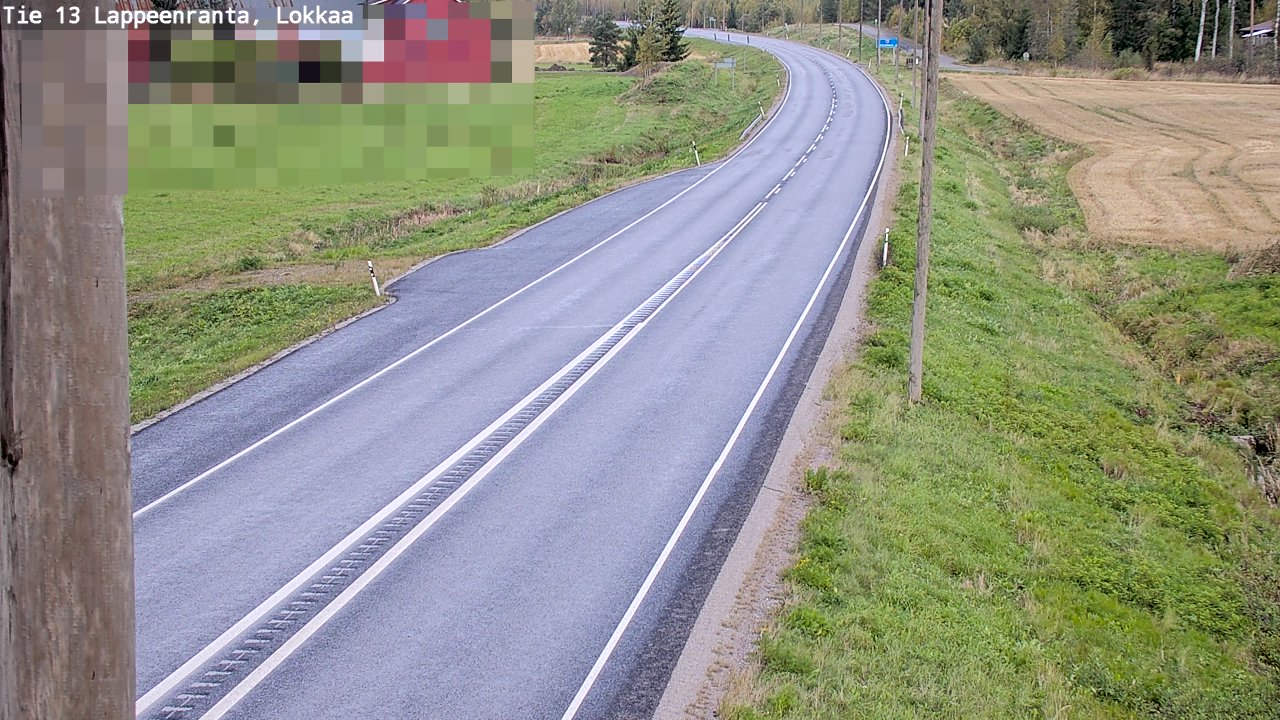 Kelikamerat Kuva Tie 13 Lokkaan suora, Lappeenranta, Etelä-Karjala