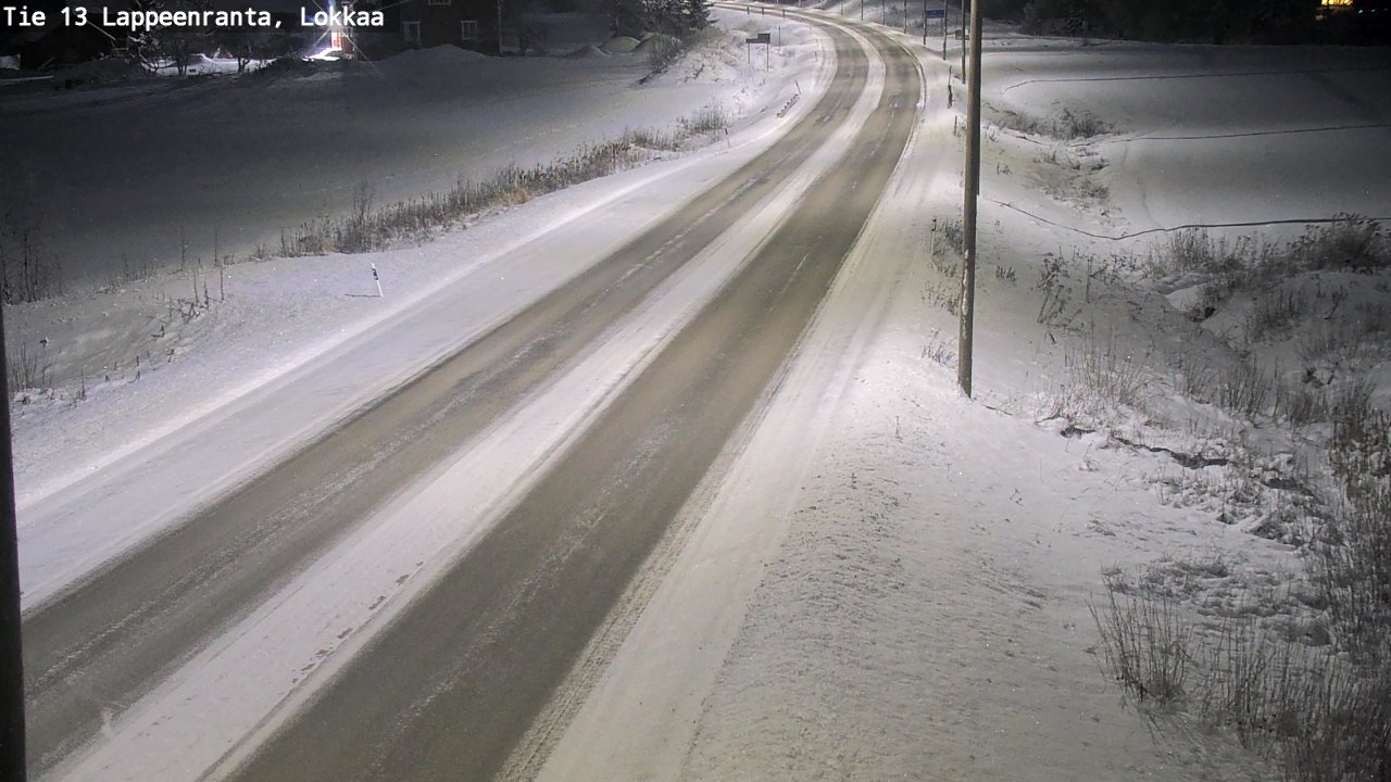 Kelikamerat Kuva Tie 13 Lokkaan suora, Lappeenranta, Etelä-Karjala