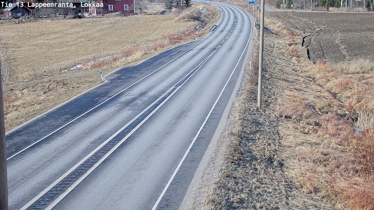 Kelikamerat Kuva Tie 13 Lokkaan suora, Lappeenranta, Etelä-Karjala