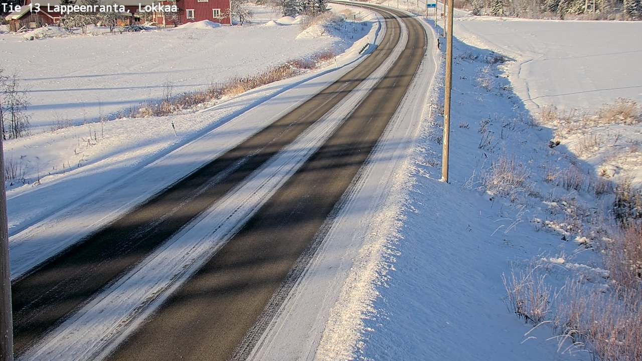 Kelikamerat Kuva Tie 13 Lokkaan suora, Lappeenranta, Etelä-Karjala