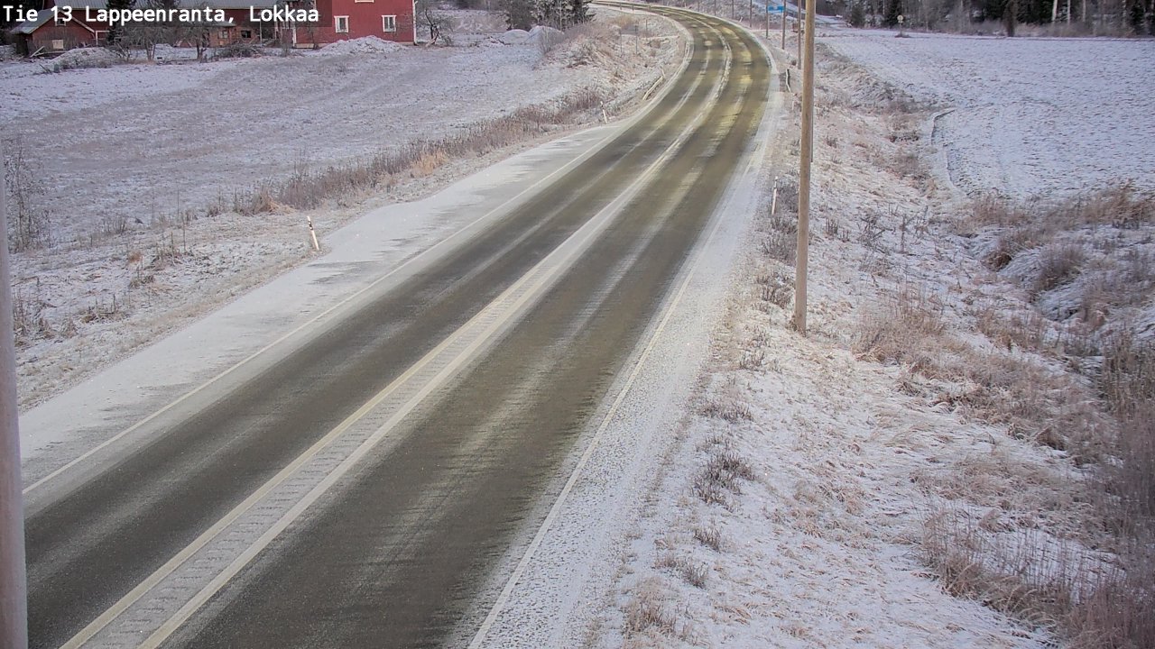 Kelikamerat Kuva Tie 13 Lokkaan suora, Lappeenranta, Etelä-Karjala