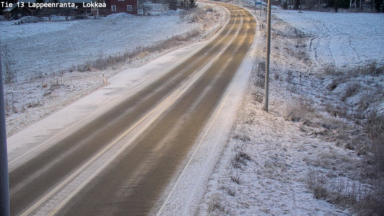 Kelikamerat Kuva Tie 13 Lokkaan suora, Lappeenranta, Etelä-Karjala