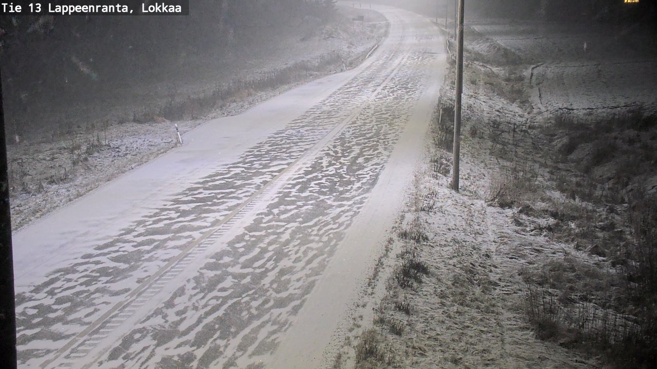 Kelikamerat Kuva Tie 13 Lokkaan suora, Lappeenranta, Etelä-Karjala