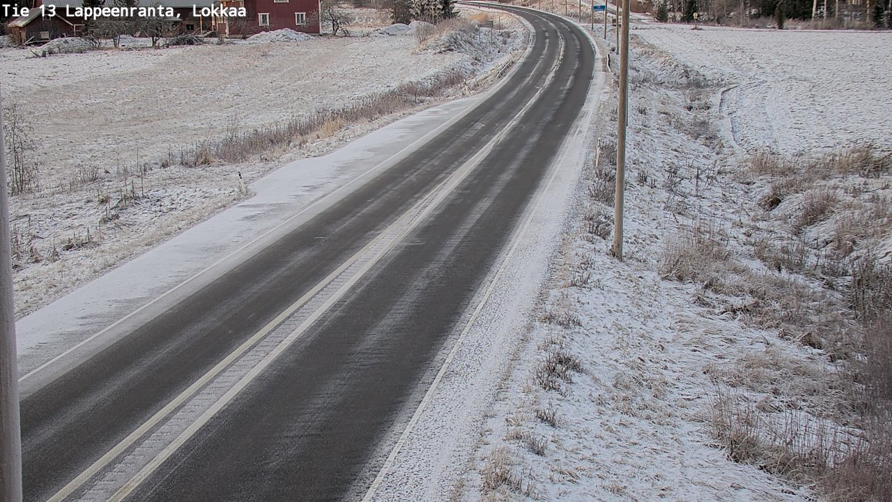 Kelikamerat Kuva Tie 13 Lokkaan suora, Lappeenranta, Etelä-Karjala