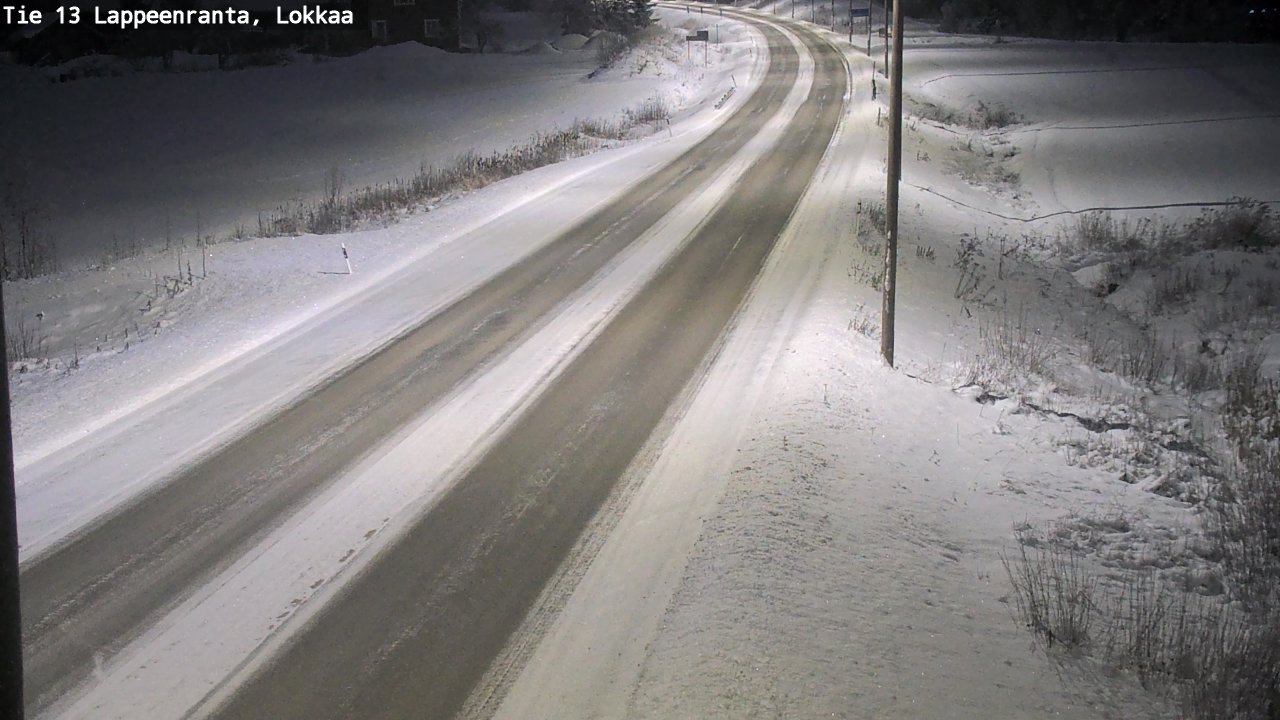 Kelikamerat Kuva Tie 13 Lokkaan suora, Lappeenranta, Etelä-Karjala