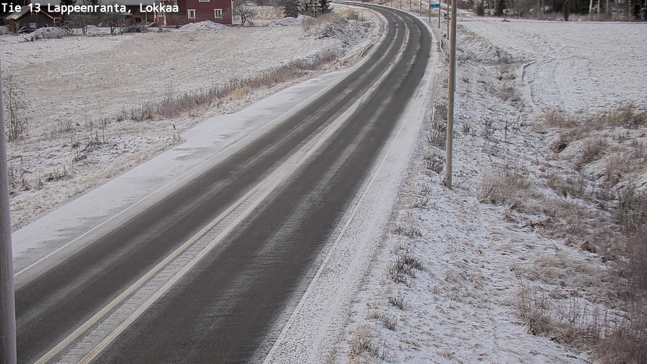 Kelikamerat Kuva Tie 13 Lokkaan suora, Lappeenranta, Etelä-Karjala