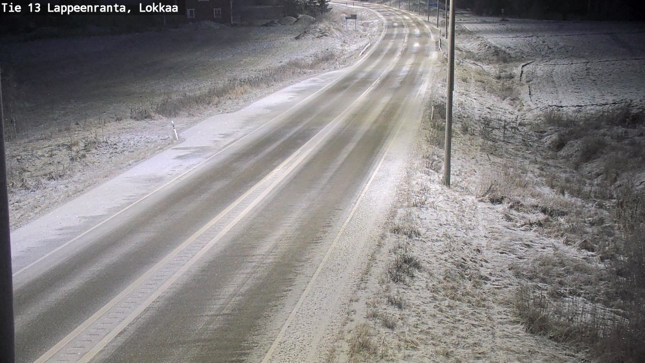 Kelikamerat Kuva Tie 13 Lokkaan suora, Lappeenranta, Etelä-Karjala