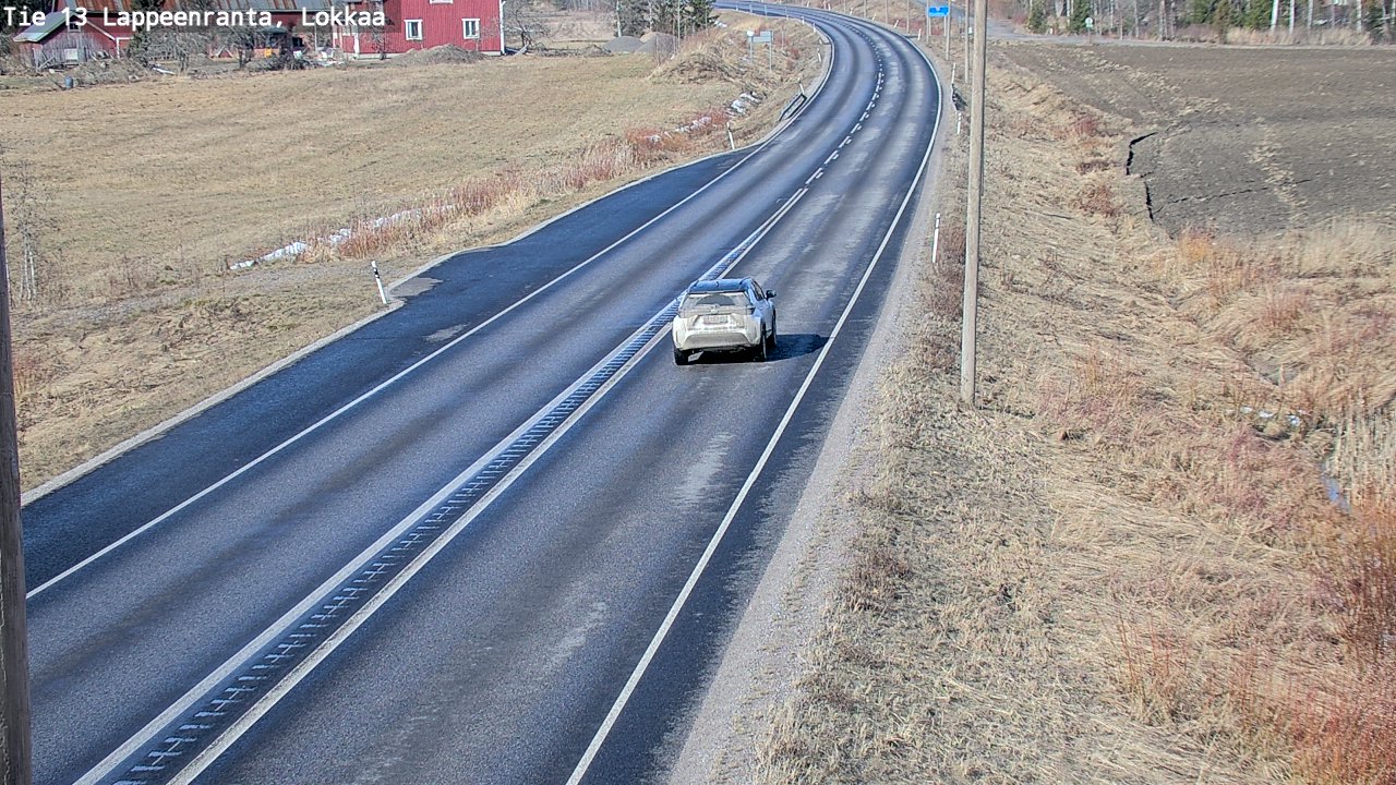 Kelikamerat Kuva Tie 13 Lokkaan suora, Lappeenranta, Etelä-Karjala