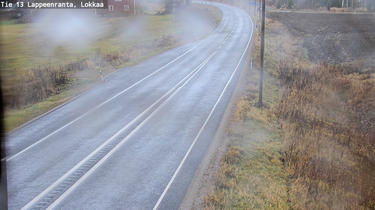Kelikamerat Kuva Tie 13 Lokkaan suora, Lappeenranta, Etelä-Karjala