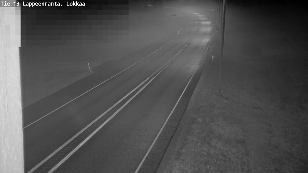Kelikamerat Kuva Tie 13 Lokkaan suora, Lappeenranta, Etelä-Karjala