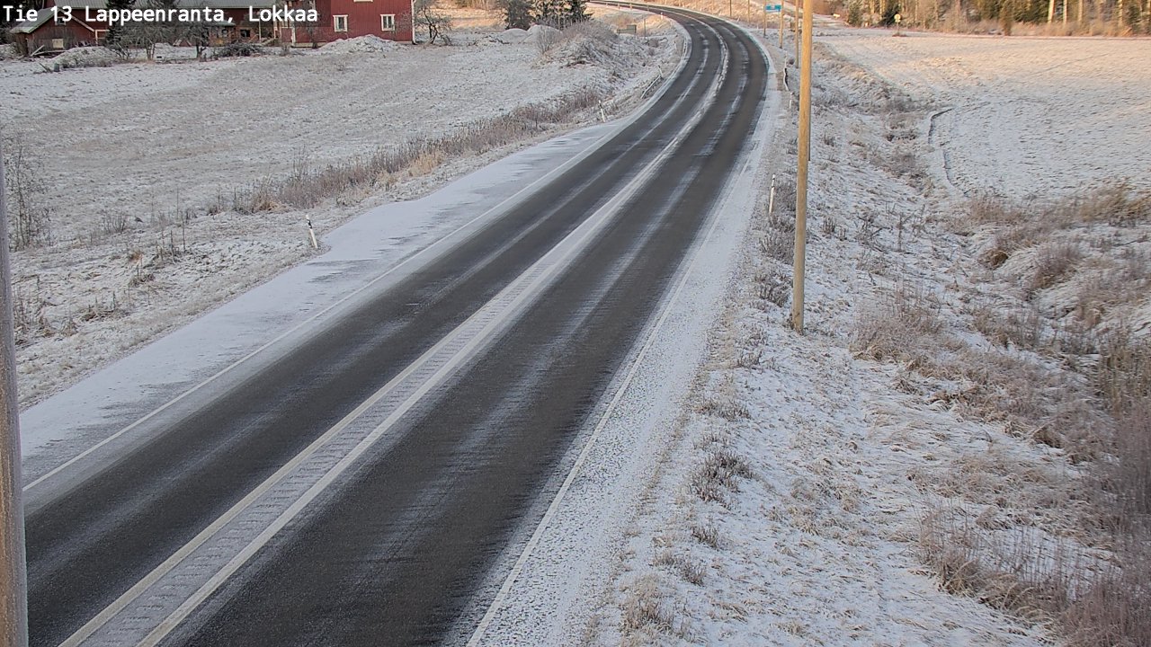 Kelikamerat Kuva Tie 13 Lokkaan suora, Lappeenranta, Etelä-Karjala