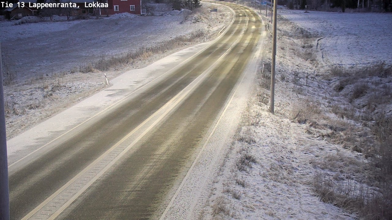 Kelikamerat Kuva Tie 13 Lokkaan suora, Lappeenranta, Etelä-Karjala