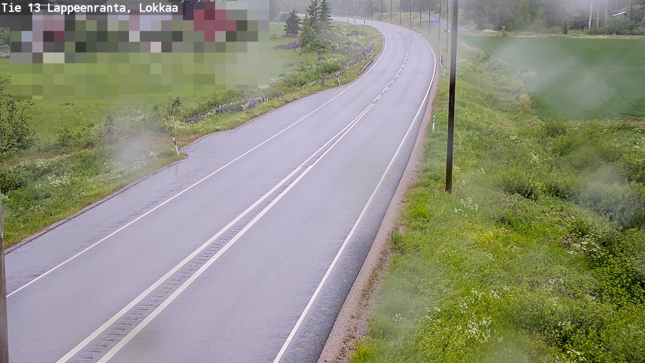 Kelikamerat Kuva Tie 13 Lokkaan suora, Lappeenranta, Etelä-Karjala