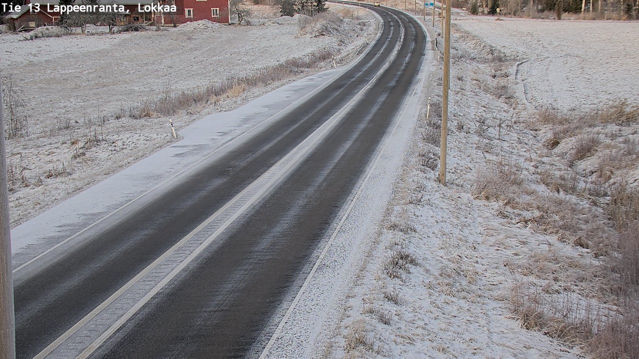 Kelikamerat Kuva Tie 13 Lokkaan suora, Lappeenranta, Etelä-Karjala