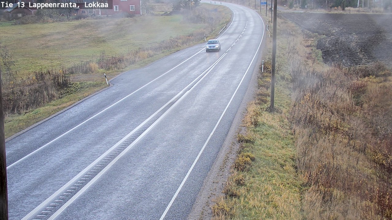 Kelikamerat Kuva Tie 13 Lokkaan suora, Lappeenranta, Etelä-Karjala