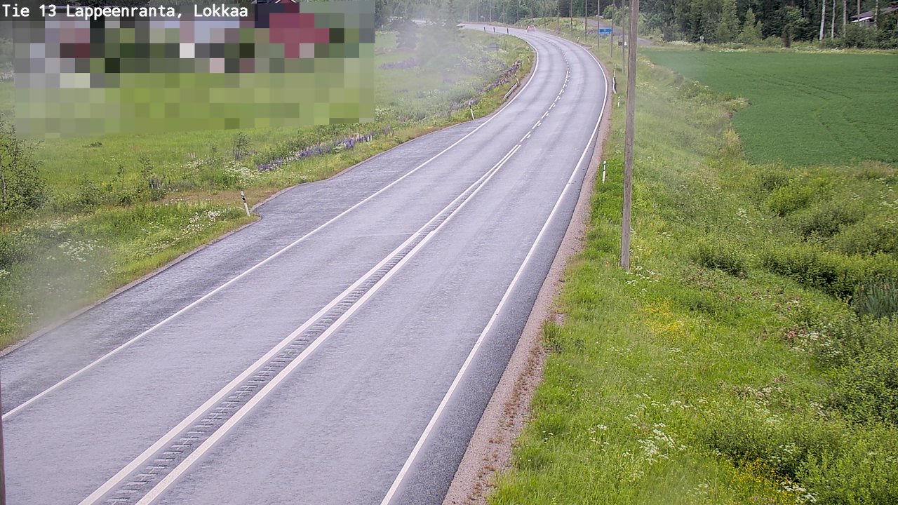 Kelikamerat Kuva Tie 13 Lokkaan suora, Lappeenranta, Etelä-Karjala