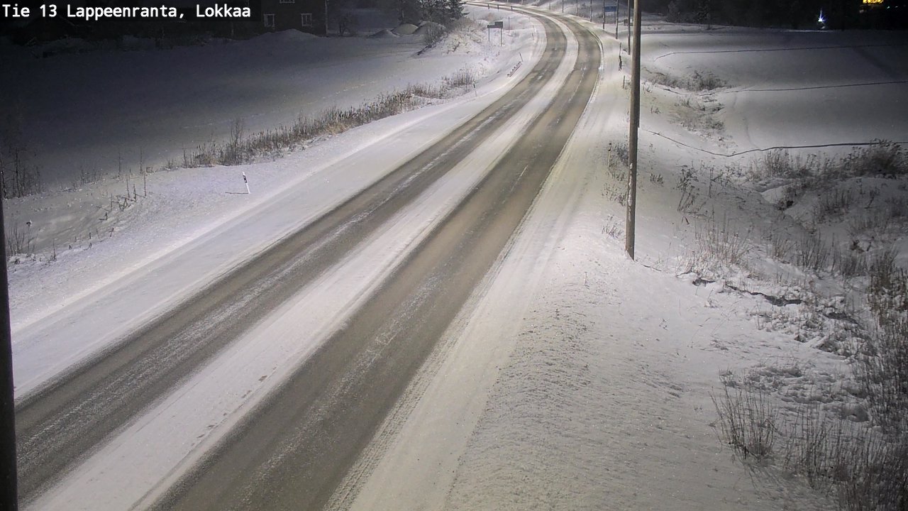 Kelikamerat Kuva Tie 13 Lokkaan suora, Lappeenranta, Etelä-Karjala