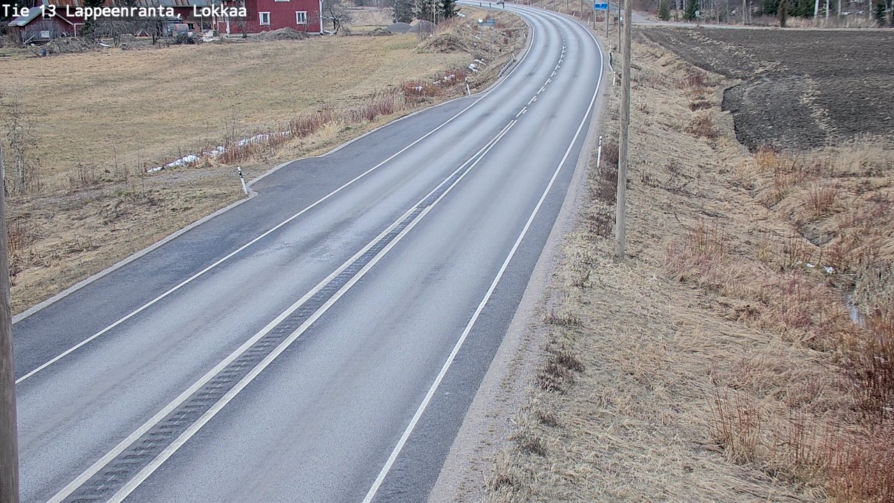 Kelikamerat Kuva Tie 13 Lokkaan suora, Lappeenranta, Etelä-Karjala
