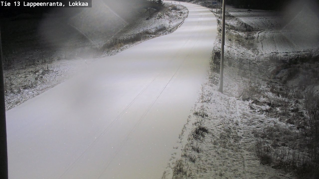 Kelikamerat Kuva Tie 13 Lokkaan suora, Lappeenranta, Etelä-Karjala